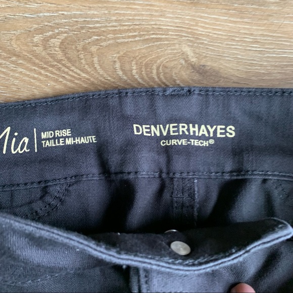 Jeans, Denver Hayes curve tech, Mia mid rise, black - Picture 2 of 8